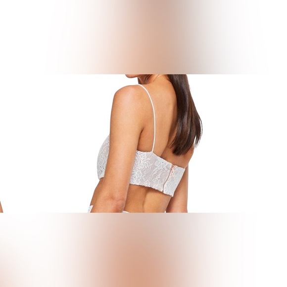 NWT Nookie Heaven Red Lace Crop Top XS | Sheer Bralette Cami - Picture 5 of 6